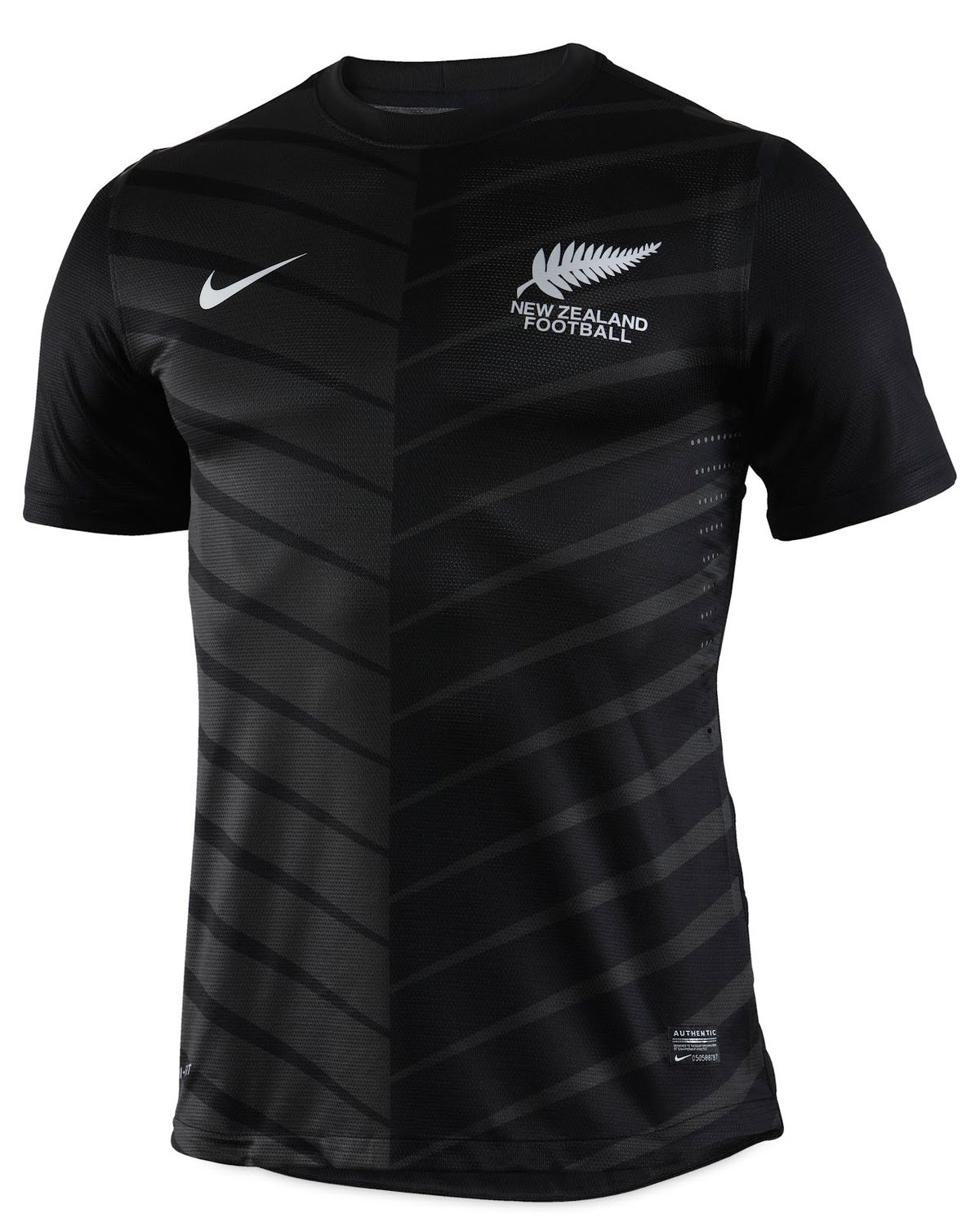 Black performance football jersey